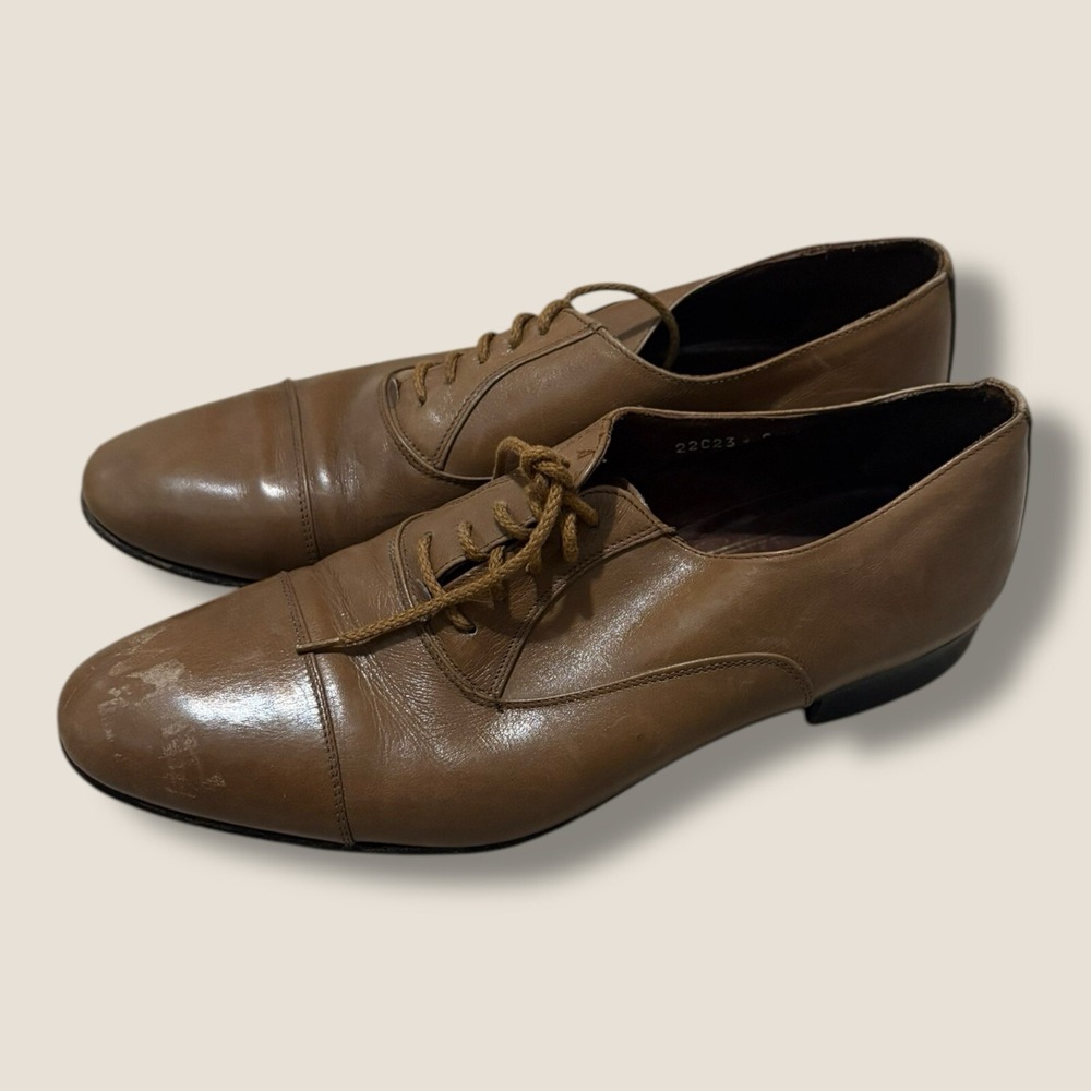 Vintage Christian‎ Dior Oxford Dress Shoes Size 8.5 Mens
